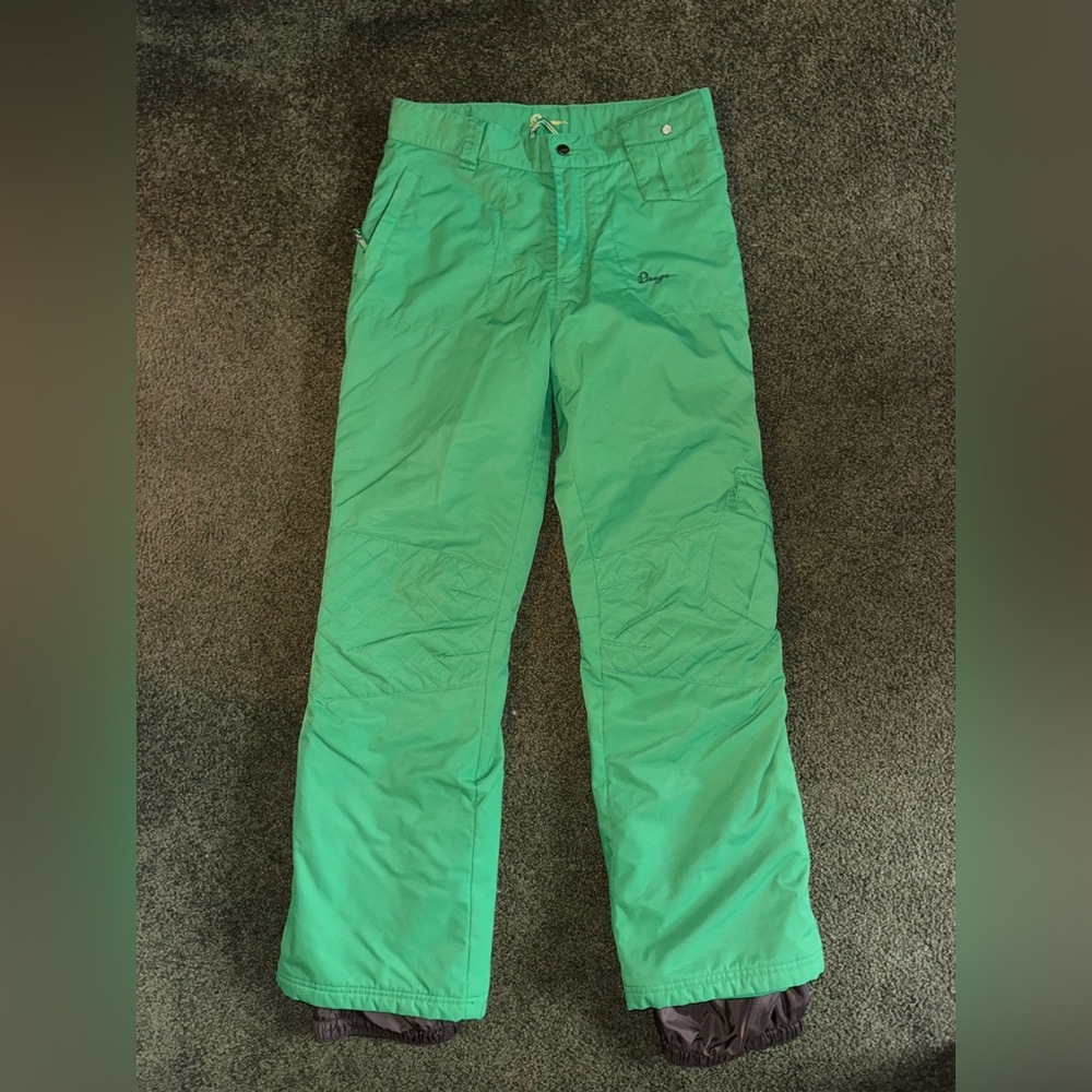 Orage Green Snow Pants